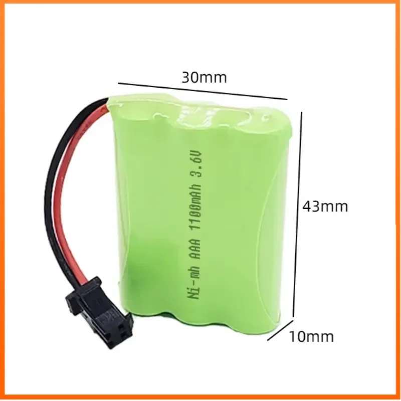 3.6V 1100mAh AAA Ni-MH Rechargeable Battery for Toy Remote Control Car Medical Detector Fire Protection Battery
