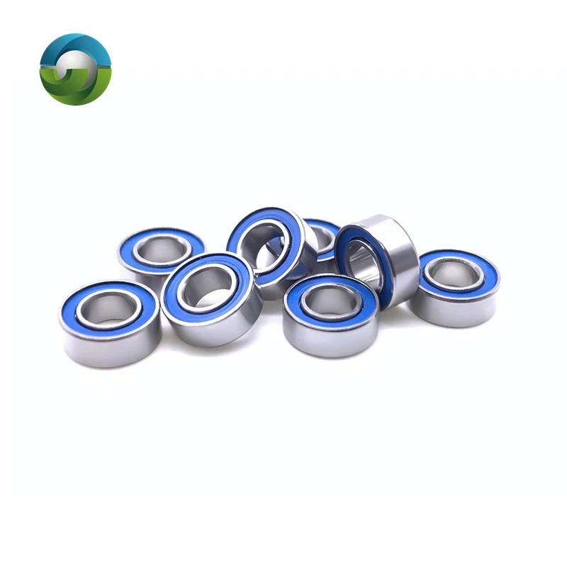 MR84RS Bearing 10PCS 4x8x3 mm ABEC-7 Hobby Electric RC Car Truck MR84 RS 2RS Ball Bearings MR84-2RS Blue Sealed - Image 4