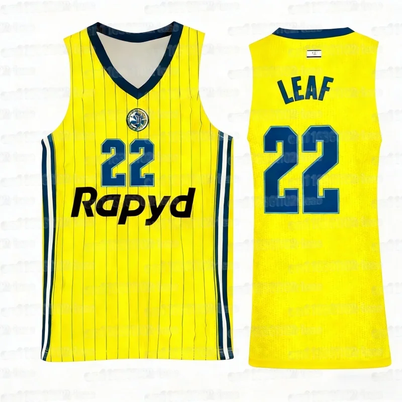 2026 Sommer Neue Israelische Basketball-Trikots Maccabi Tel Aviv Basketball-Anzug Atmungsaktiv Schnelltrocknend 3D-Druck Fan-Heimtrikot – Detail 6
