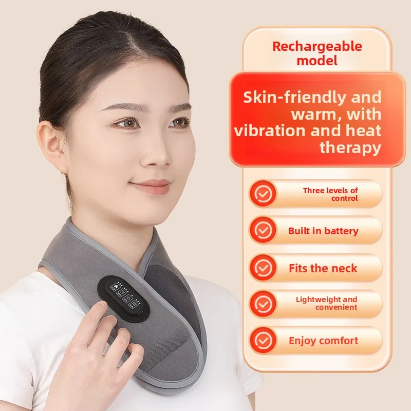 Neck Protection Electric Heating Graphene Charging Warm Artifact Neck Scarf Heating Massage Neck Moxibustion Hot Compress