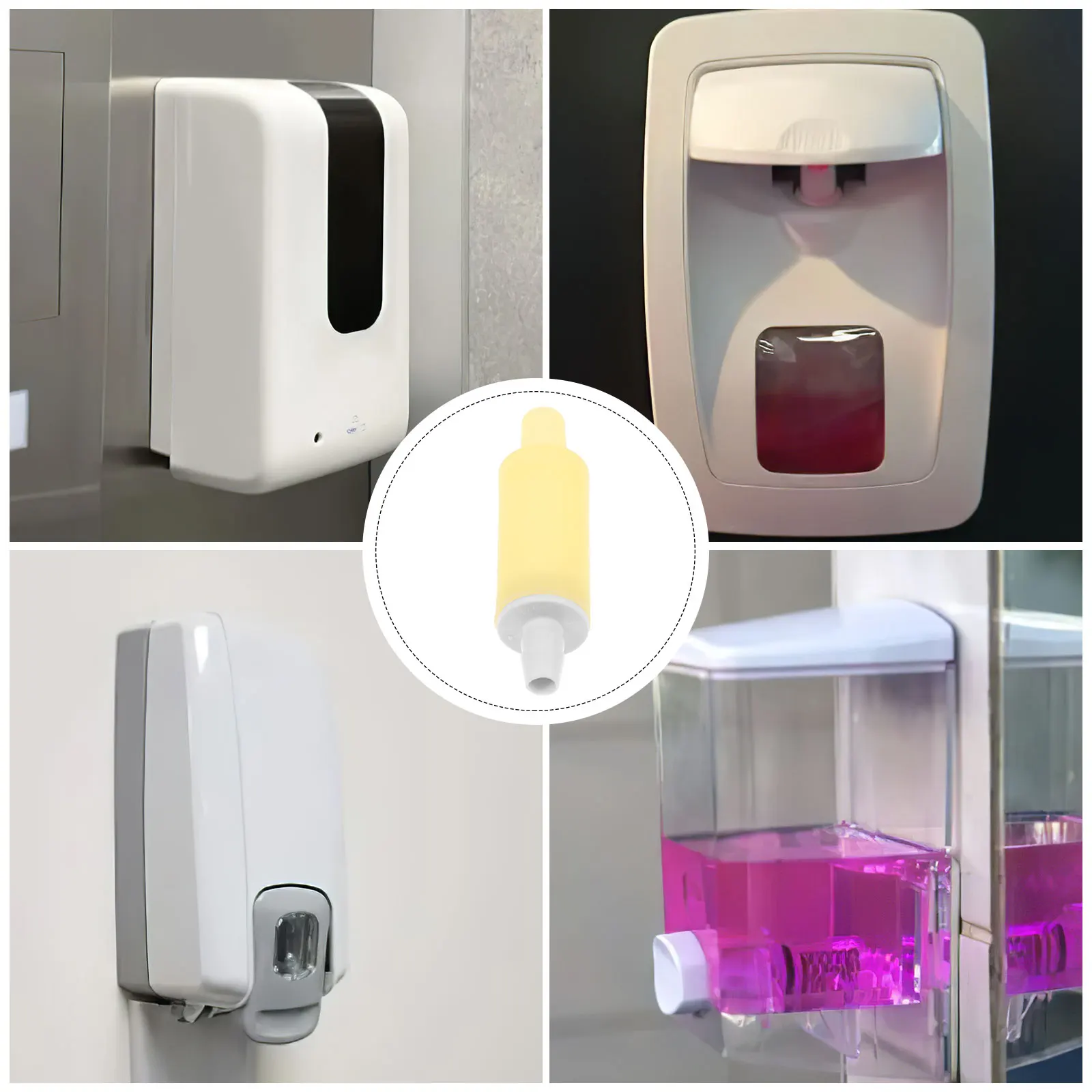

Soap Dispenser Inner Bottle Replacement Professional Wall Mounted Liquid Soap Dispenser Part for Hotel School Office