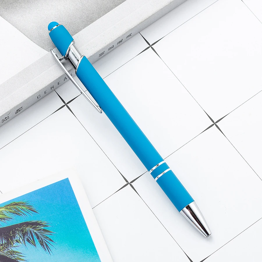 3/5Pcs Mehrfarbige Hohe Qualität Presse Stift Nette Metall Kugelschreiber Kapazitive Touch Schreibwaren Schule Bürobedarf – Detail 16