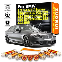 Canbus For BMW 1 2 3 4 5 6 7 Series E46 E90 F30 F31 E39 E60 E61 F10 F11 E87 F20 E30 E36 E91 E92 E34 E65 LED Interior Light Kit