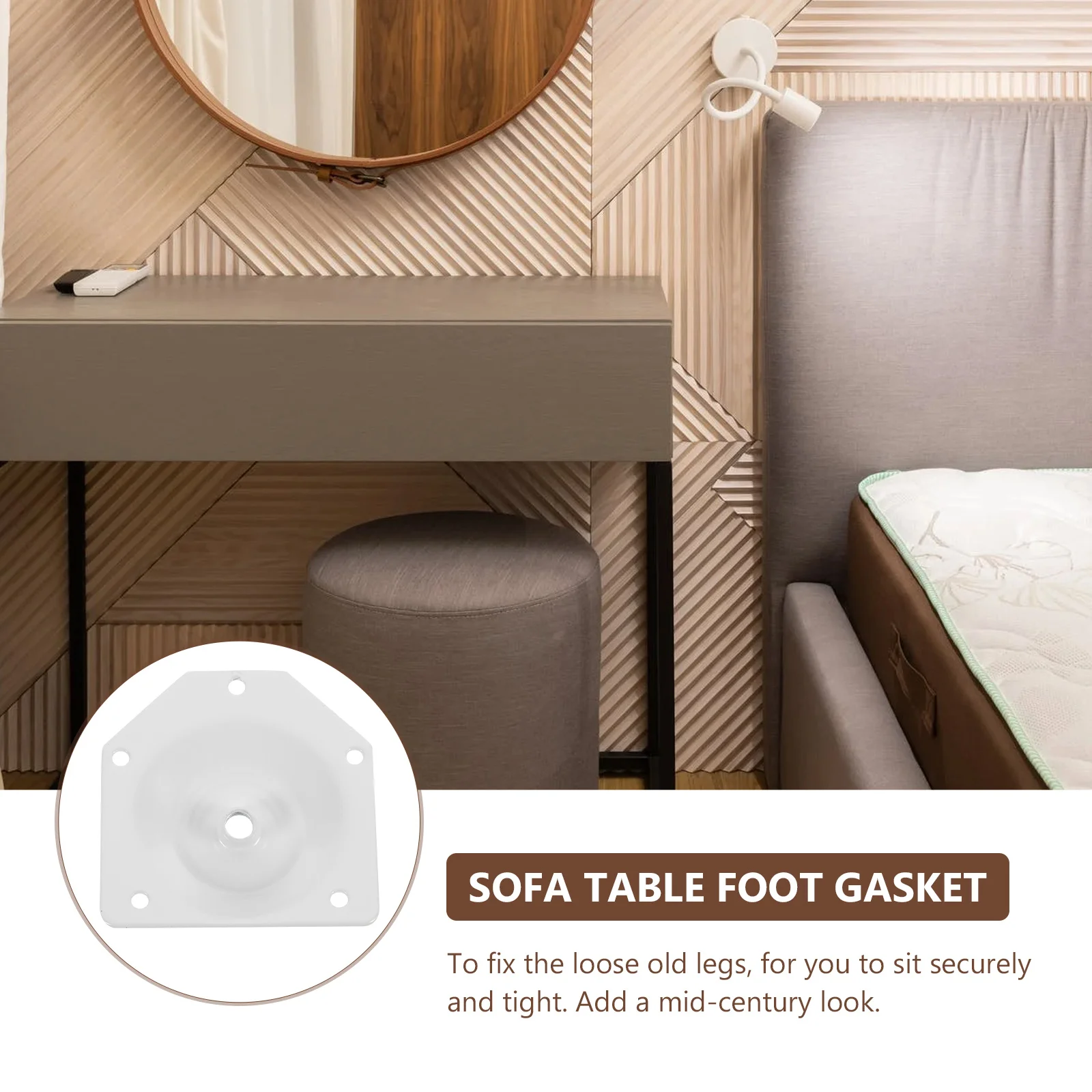 8 قطعة لوحات تركيب الساق للأثاث 12 درجة لوحات مرفقة مائلة لتثبيت أريكة الأريكة ملحقات الساق الخشبية العثمانية