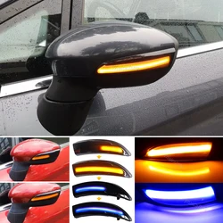 Car LED Dynamic Blinker Turn Signal Lights Side Mirror Indicator For Ford Fiesta MK6 VI/UK MK7 For B-Max 2008 2009 2010 - 2017