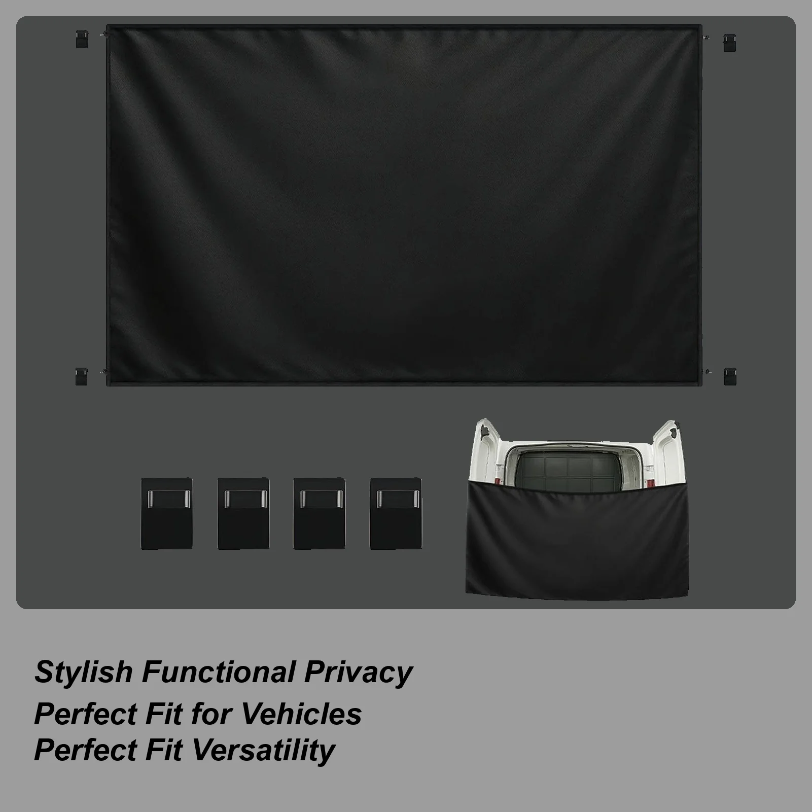 

Ван душ драпировка магнитный портативный регулируемый уличный фургон кемпинг конфиденциальная драпировка для грузовика внедорожник караван открытый путешествия кемпинг