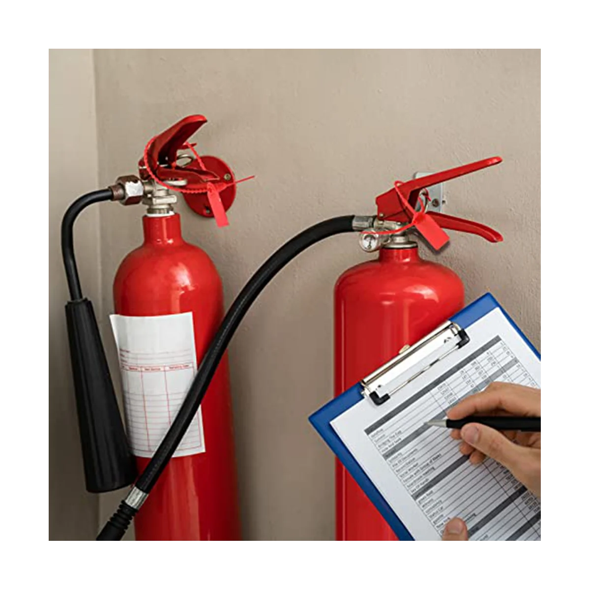 500 шт., пластиковые уплотнители для вскрытия огня, 250 мм