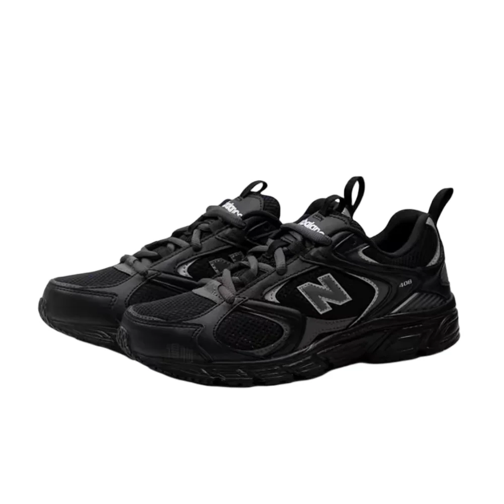 New Balance 408 Unisex Low-Top Casual Running Shoes – Black, Retro Style, Non-Slip Outsole, Durable & Comfortable ML408K