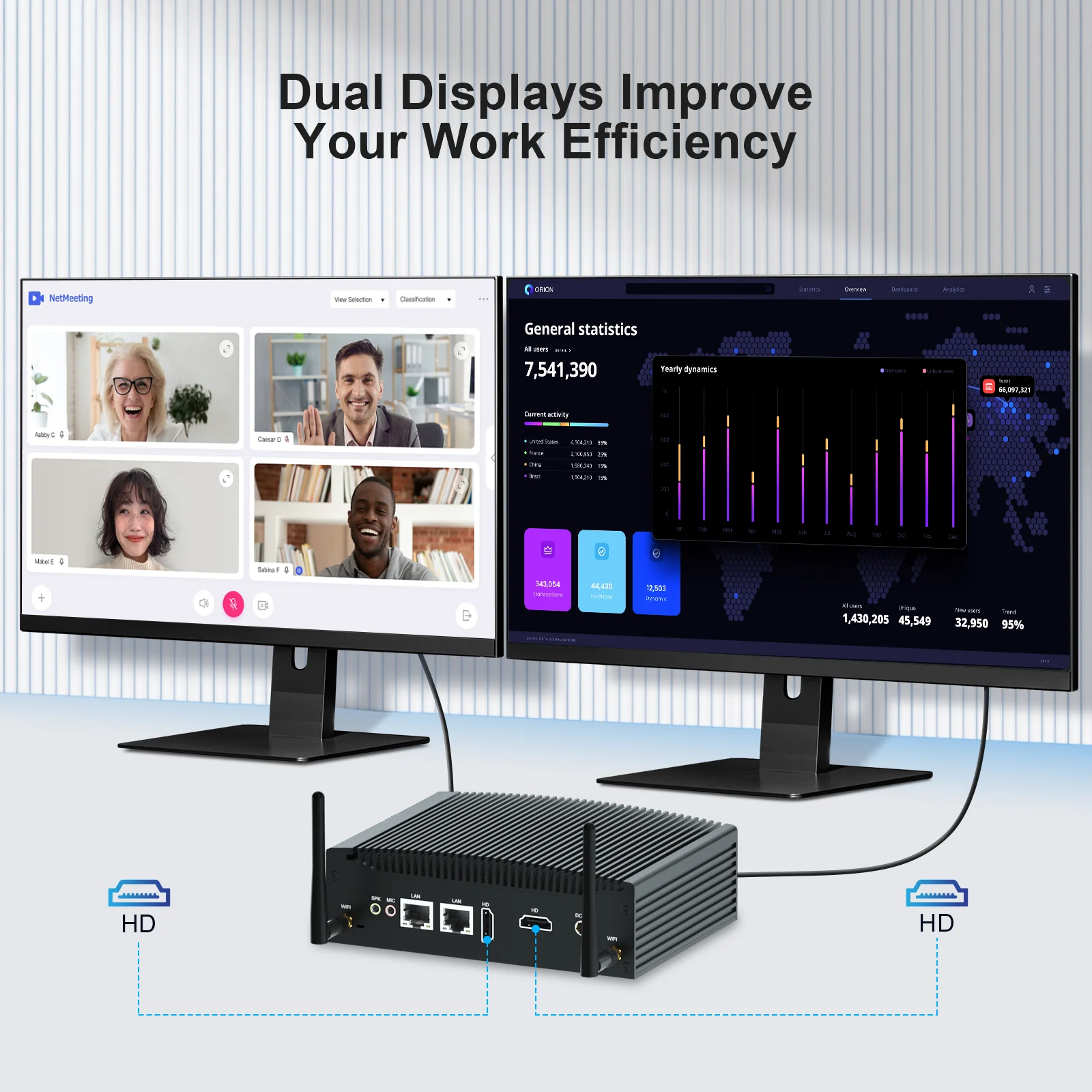 2023 HYSTOU Fanless Industrial PC Intel Core i5 DDR4 8G 16G 2*HD SIM Card Windows10 Linux Ubuntu Mini Computer ITX