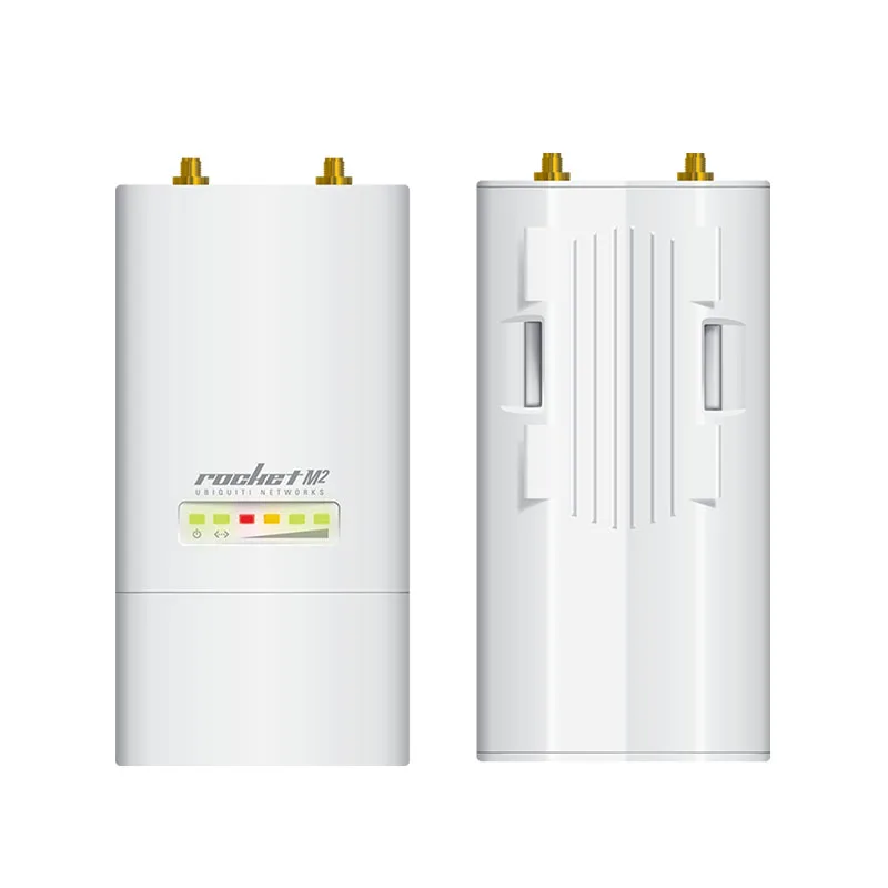 

UBIQUITI RocketM2 CPE Wireless Bridge 2.4GHz Hi Power 2x2 MIMO TDMA airMAX Rocket M2 WiFi BaseStation 50+KM 150+Mbps 1PCS