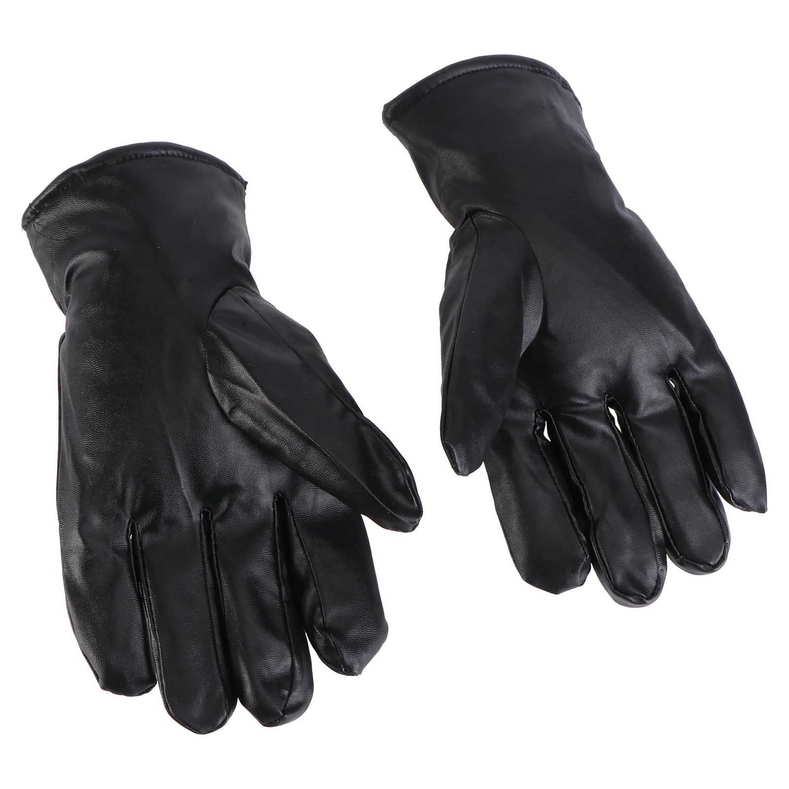 قفازات PU مضادة للكهرباء الساكنة، شتاء أسود دافئ للتزلج والمشي لمسافات طويلة والتسلق وحماية اليد الكاملة للأنشطة الخارجية