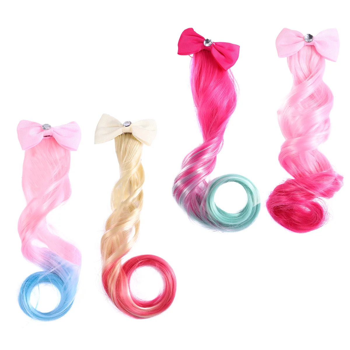 

4 Pcs Headgear Child Kids Hair Clips for Girls Bobby Pins Bang Barrette Headdress