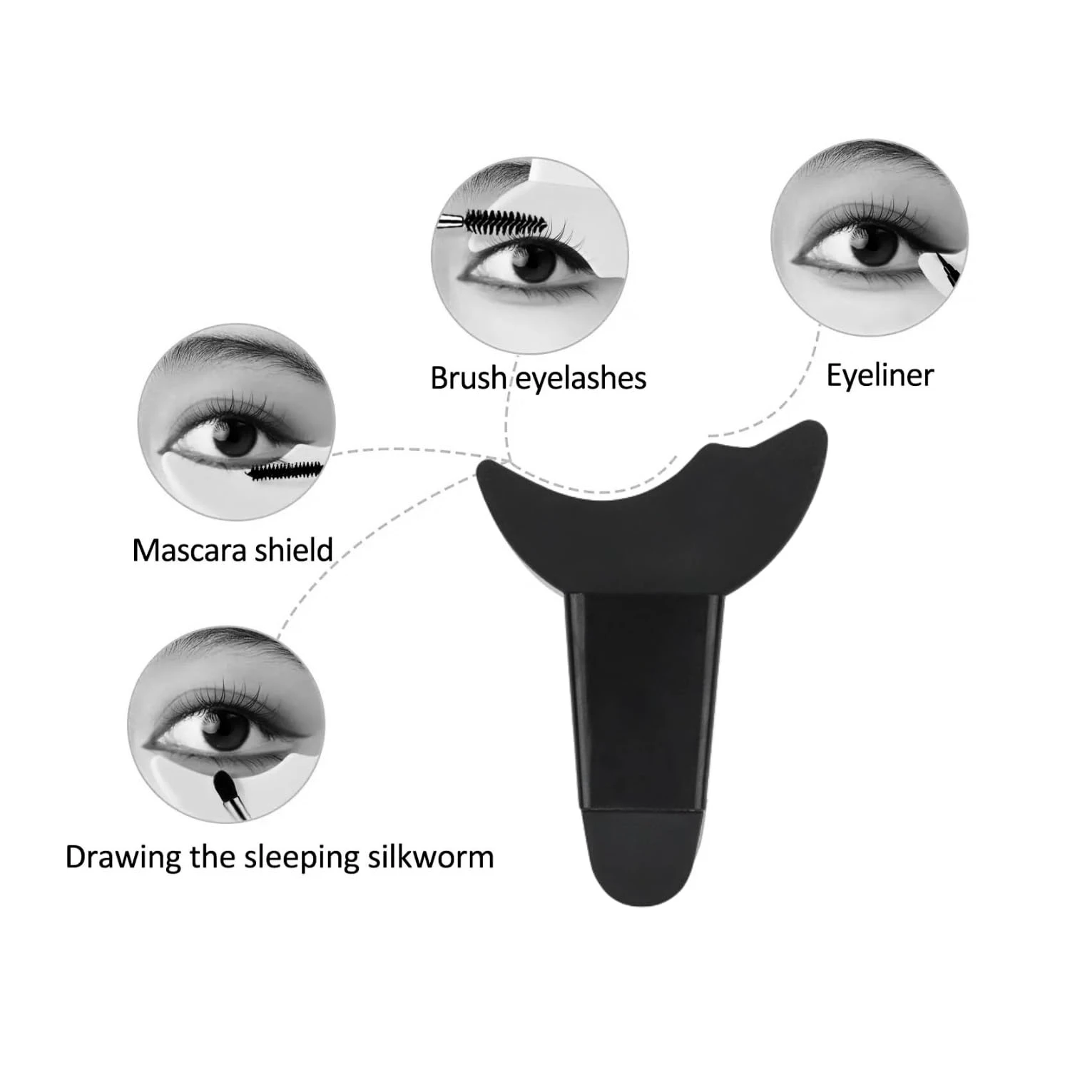 

Effortless Multifunctional Silicone Vanity Vault - Versatile Beauty Tool for Easy Mascara Application and Eyelash Makeup - Perfe