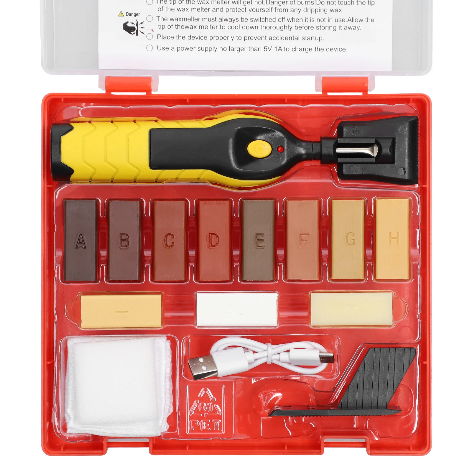 

Wood Floor DIY Repairing Tool Set Multifunction Furniture Repairing Tool Set Scratch Nail Hole Crack Filler Tool Set Household