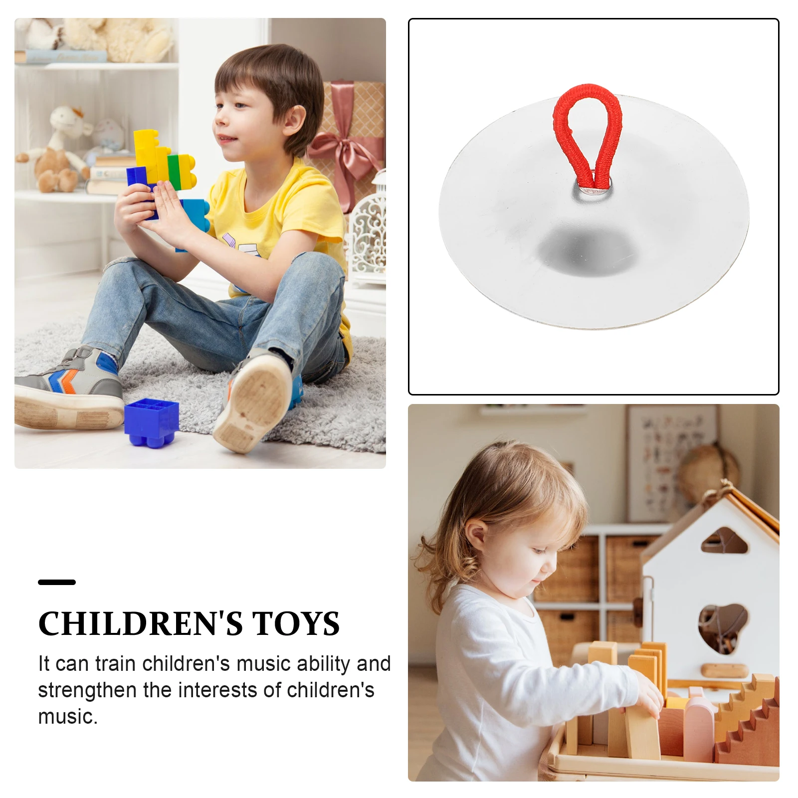 

5 Pairs Finger Cymbals Mini Musical Instruments s Thumb Cymbles Small Stainless Steel Cimbals Child