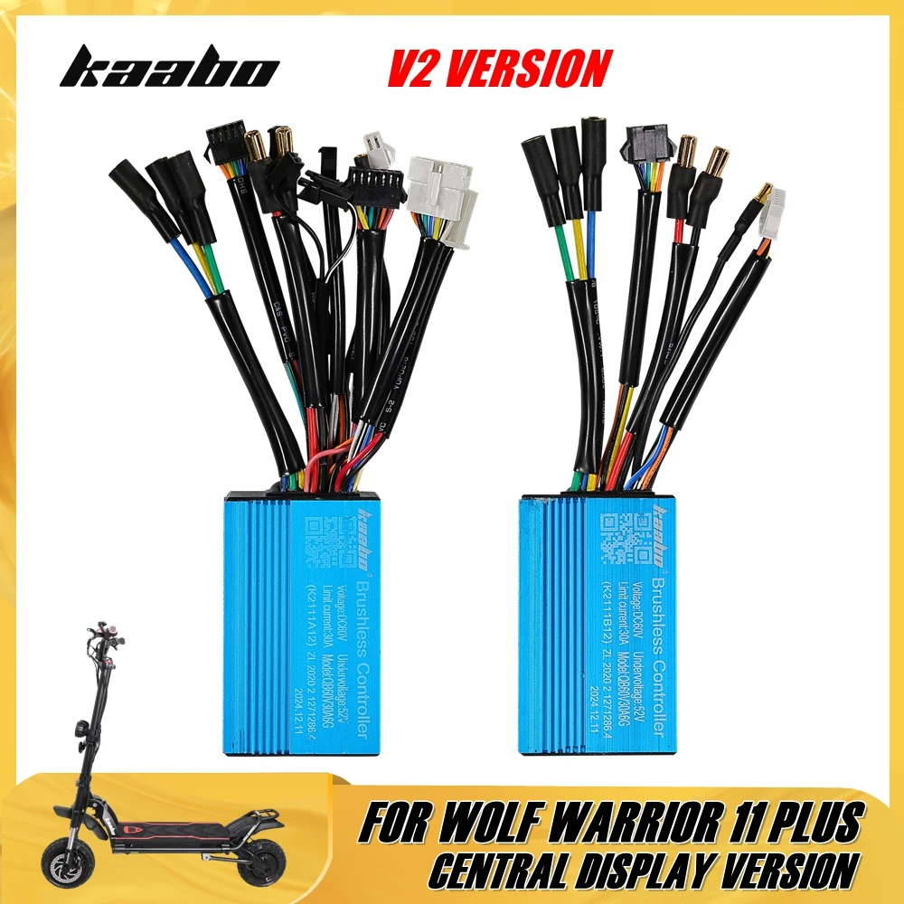 

Контроллер V2 версии 60V30A для электрического скутера KAABO WOLF WARRIOR 11 PLUS 60 В, созданный центральным дисплеем