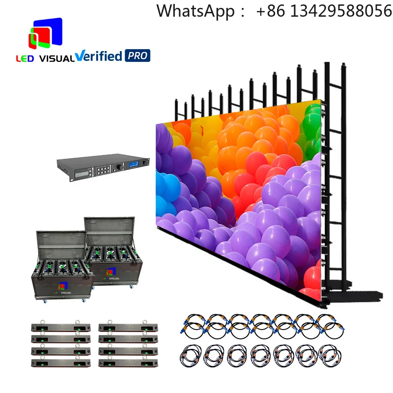 Shenzhen Led Cabinet Display Screen Technology Indoor Rental Front Maintenance Small Pixel P2.976 Indoor Led Visual Full Color
