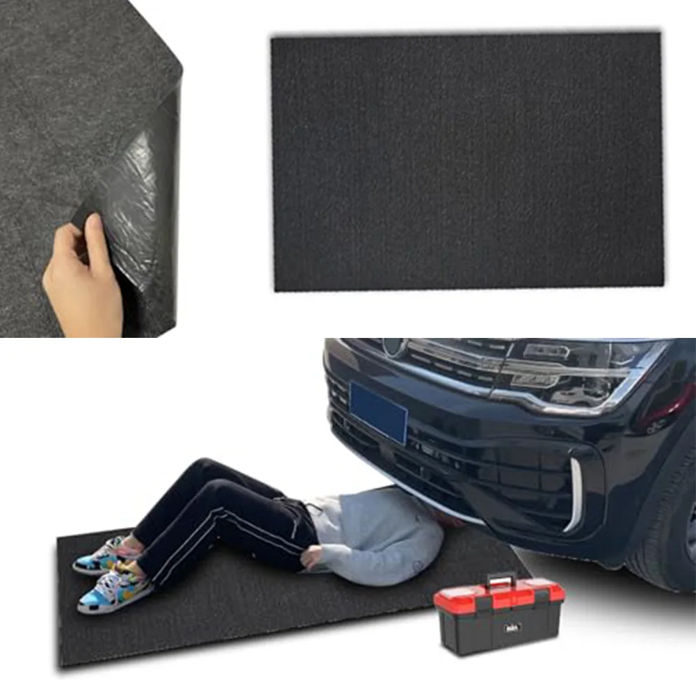 

Garage Floor Mats Oil Spray Mat Back Washable Non-Slip Oil Collection Mat Waterproof 150x90cm For Car Maintenance Repair Mat