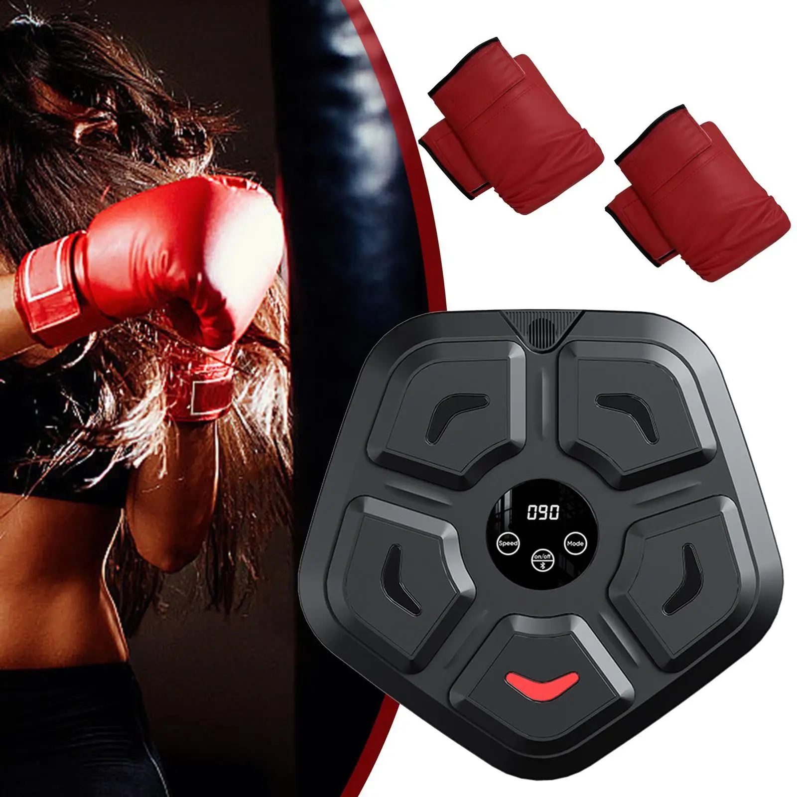 Electronic Boxing Machine Music Boxing Wall Target for Martial Arts Fitness