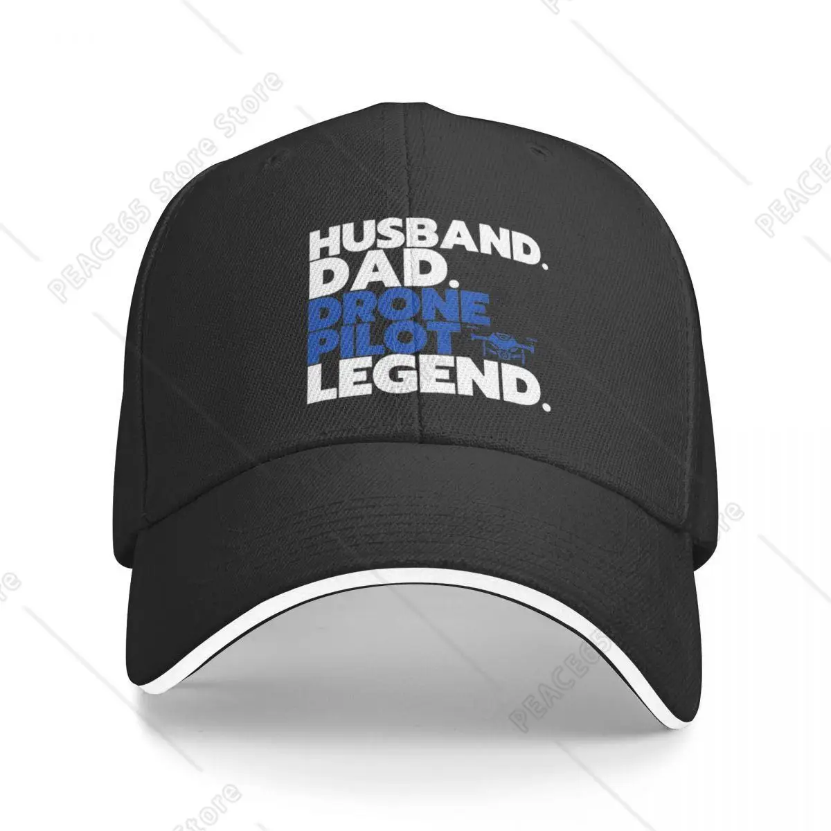 

Drone Pilot Husband Dad Legend Adjustable Baseball Caps For Men Coquette Leisure Womens Snapback Caps Sport Sunscreen Hat