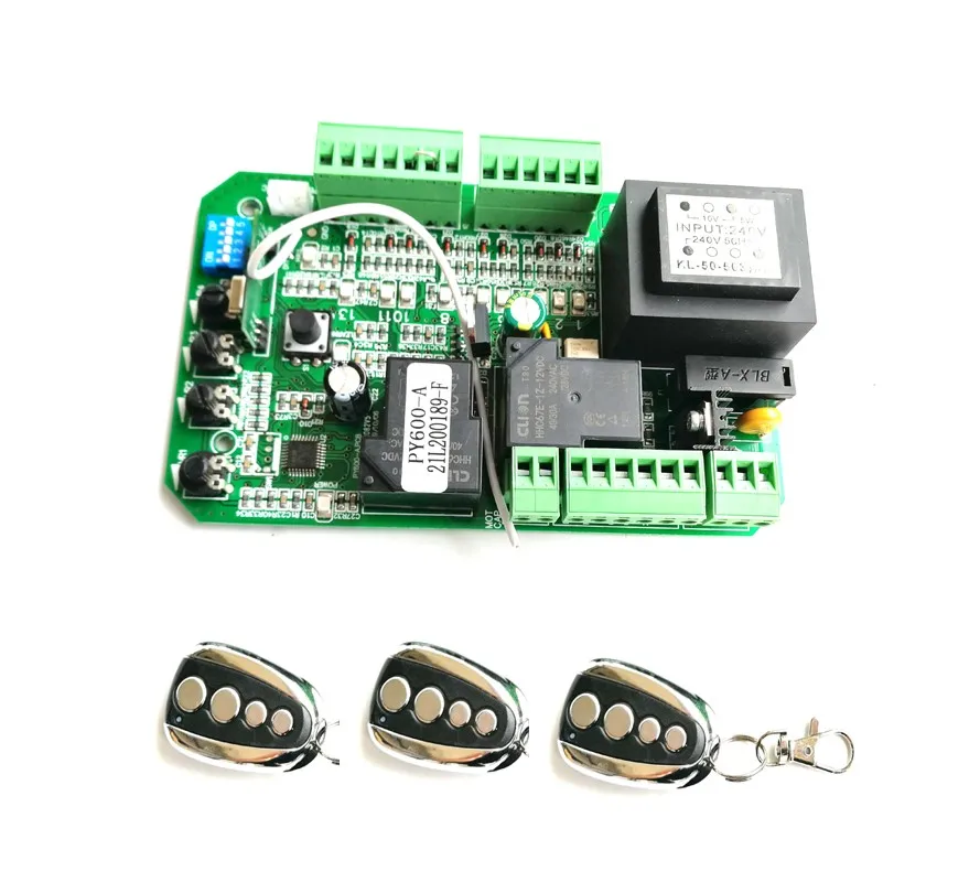 

gate motor controller circuit board electronic card for sliding gate opener soft start function pedestrian mode 110V or 220V