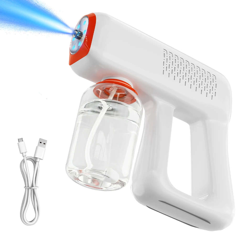 

Wireless Sprayer Machine for Tanning Drops Dilute with Blue Light 1200mAh Rechargeable 300ml Capacity 2 Gears Adjustable Mist