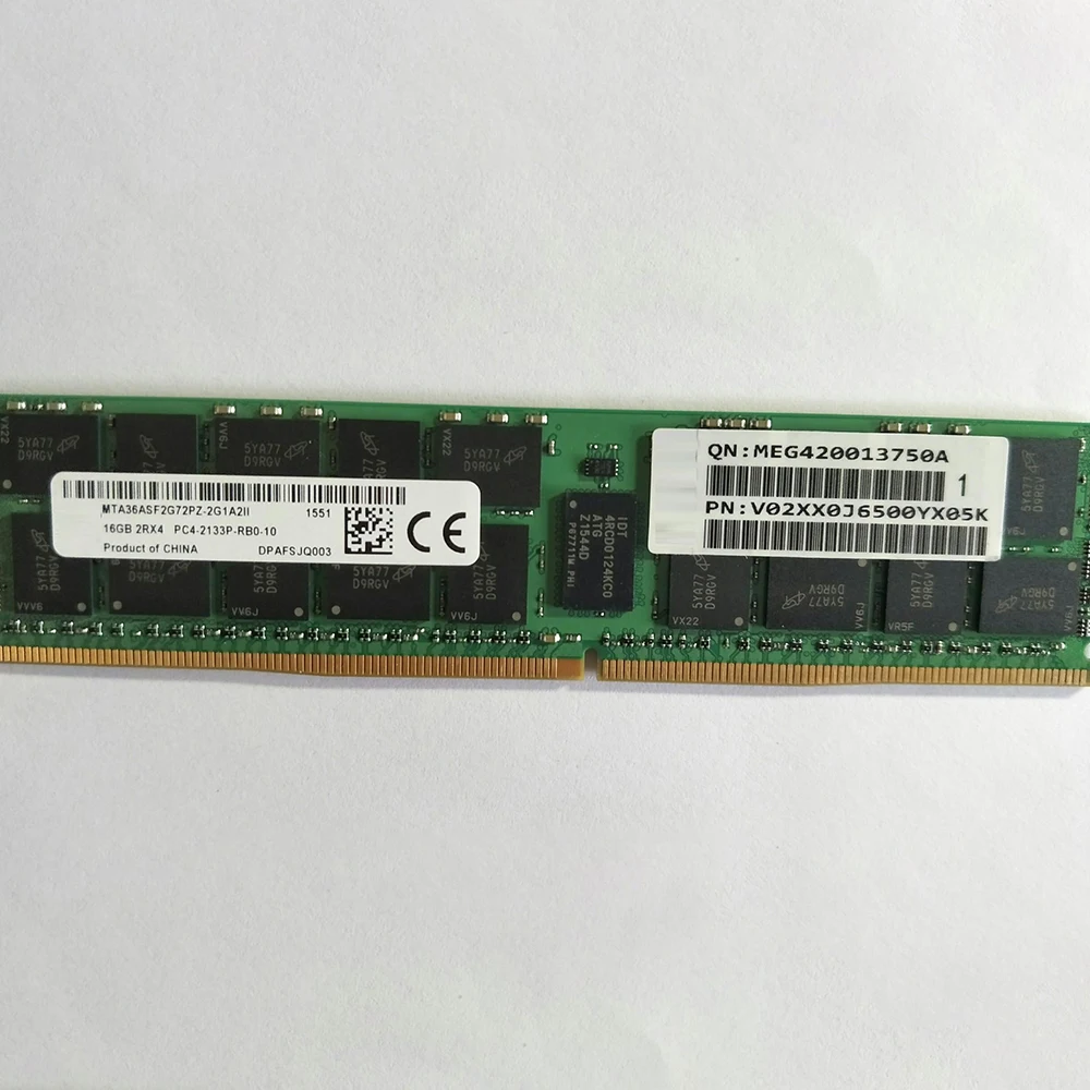 

1 Pcs NF5270M4 NF5280M4 NF8480M4 For Inspur Server Memory DDR4 16GB 2133 ECC REG RAM