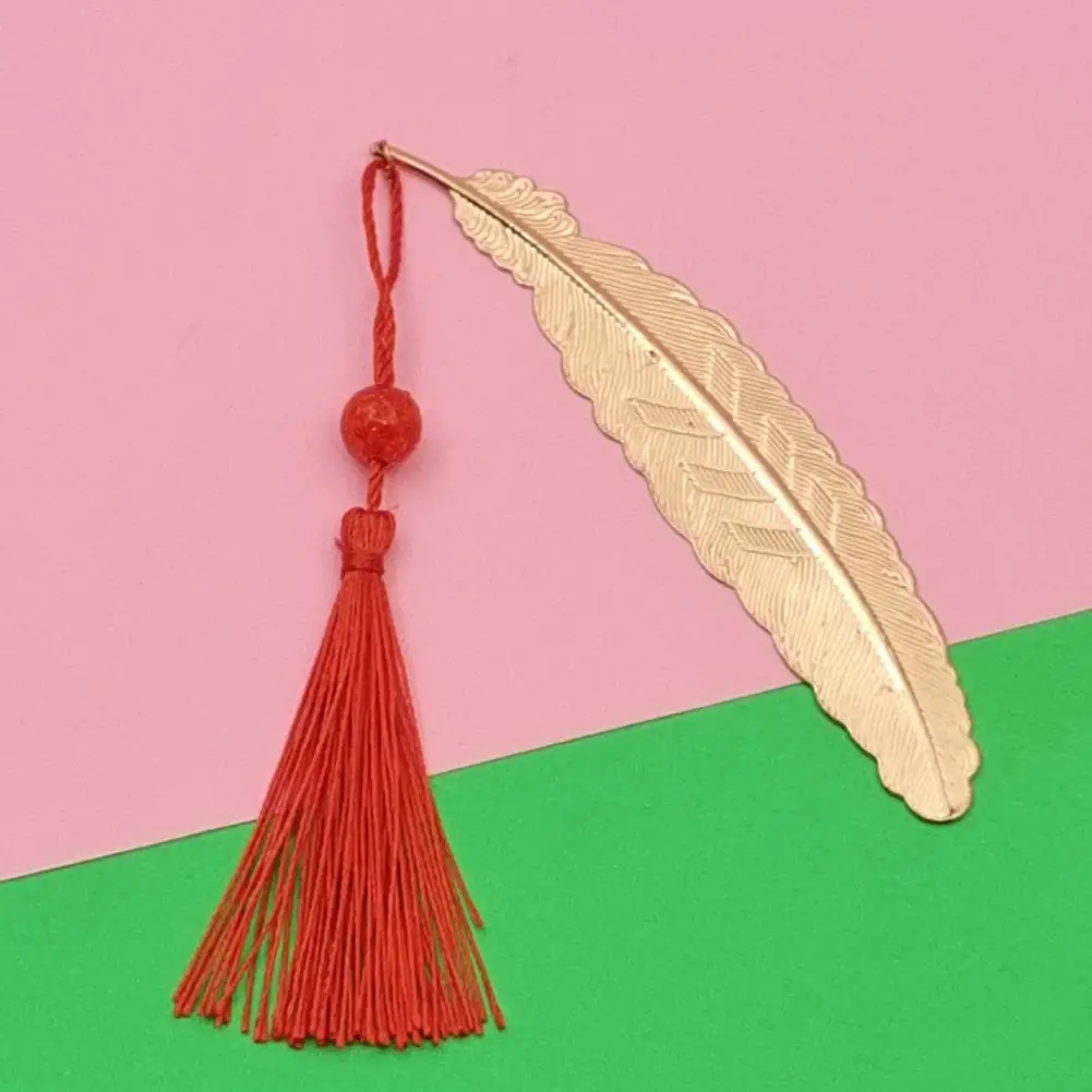 Книжка-закладка в китайском стиле, элегантная декоративная металлическая фотография в китайском стиле с кисточкой, для студентов, уникальный студент