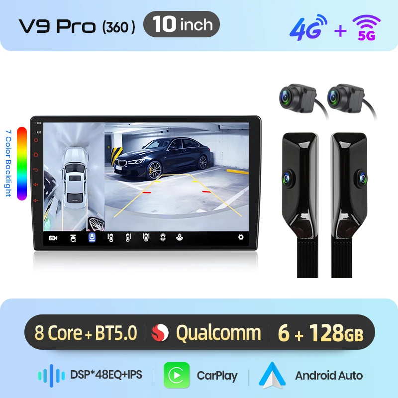 Junsun Android Auto Autoradio Voor Toyota Aygo 2015 Citroen C1 Peugeot 108 Multimedia Draadloze CarPlay SWC GPS Navi RDS DSP