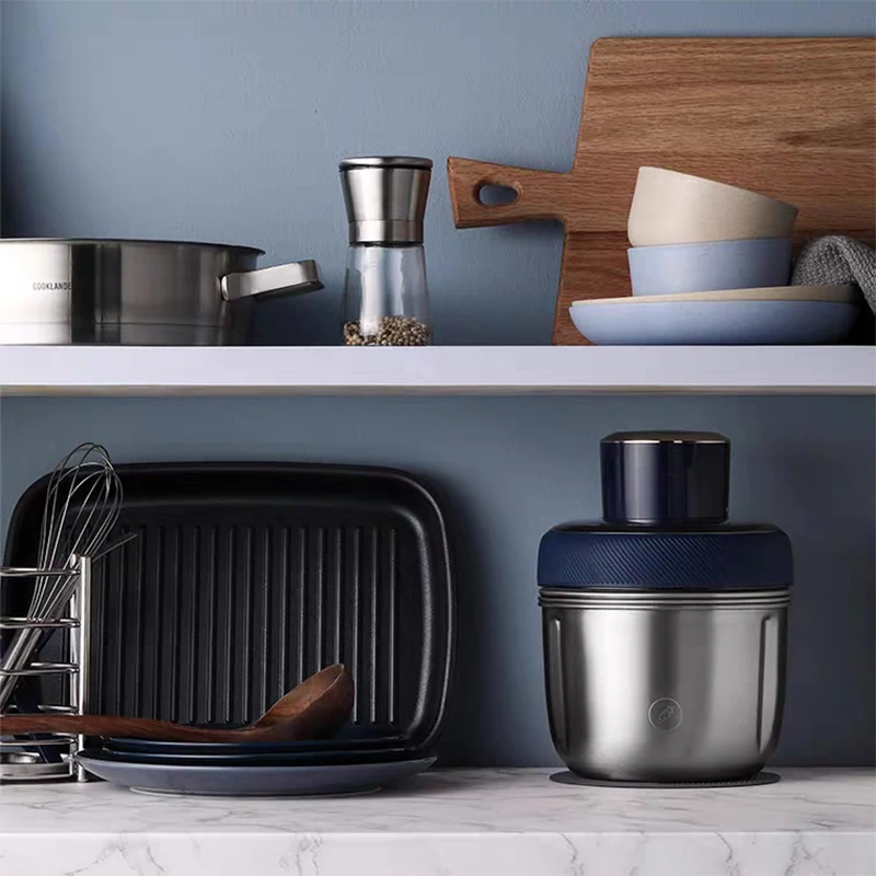 Picadora de carne eléctrica para el hogar, 3 cuencos de acero inoxidable, picadora de carne, verduras, frutas, licuadora, capacidad de 0,8-1.5L, MR-9401