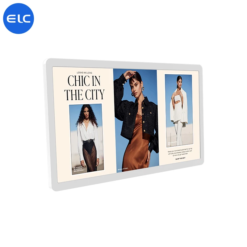 

Large Screen Wall Mount 21.5 Inch Touch Shopping Mall Display Optional POE NFC 4G Advertising Android Tablet With Android 12