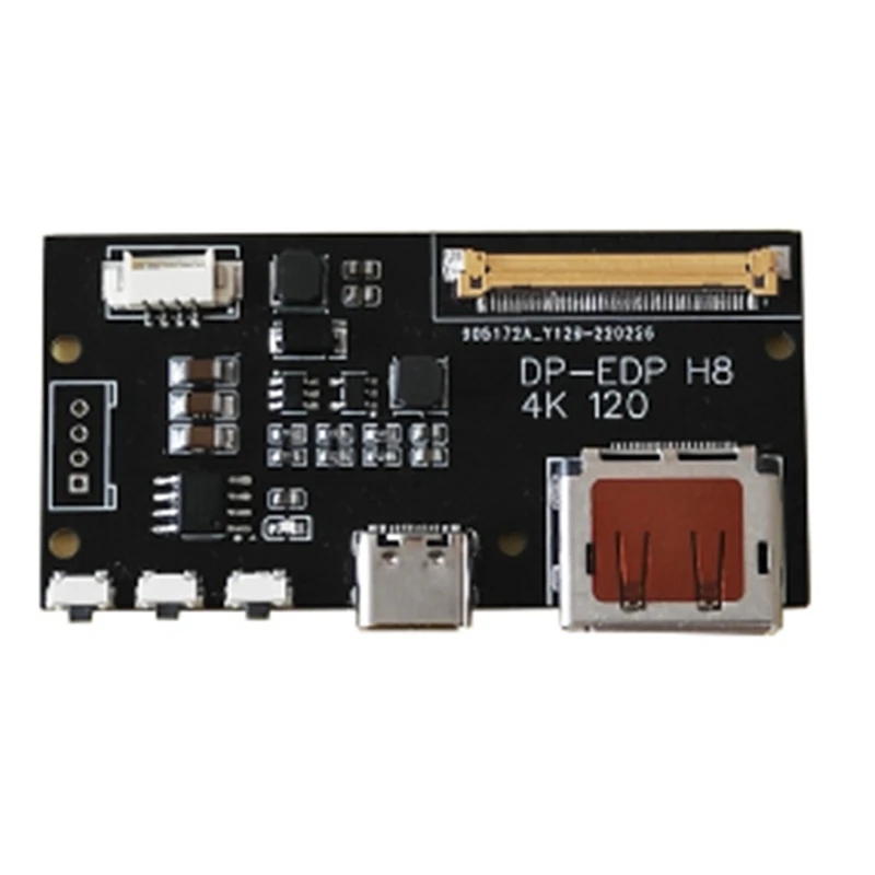 

Плата драйвера DP к EDP 4K 120 Гц DIY4K Плата адаптера 4K 2K 1080 для портативного дисплея (A) Прочный, простой в использовании