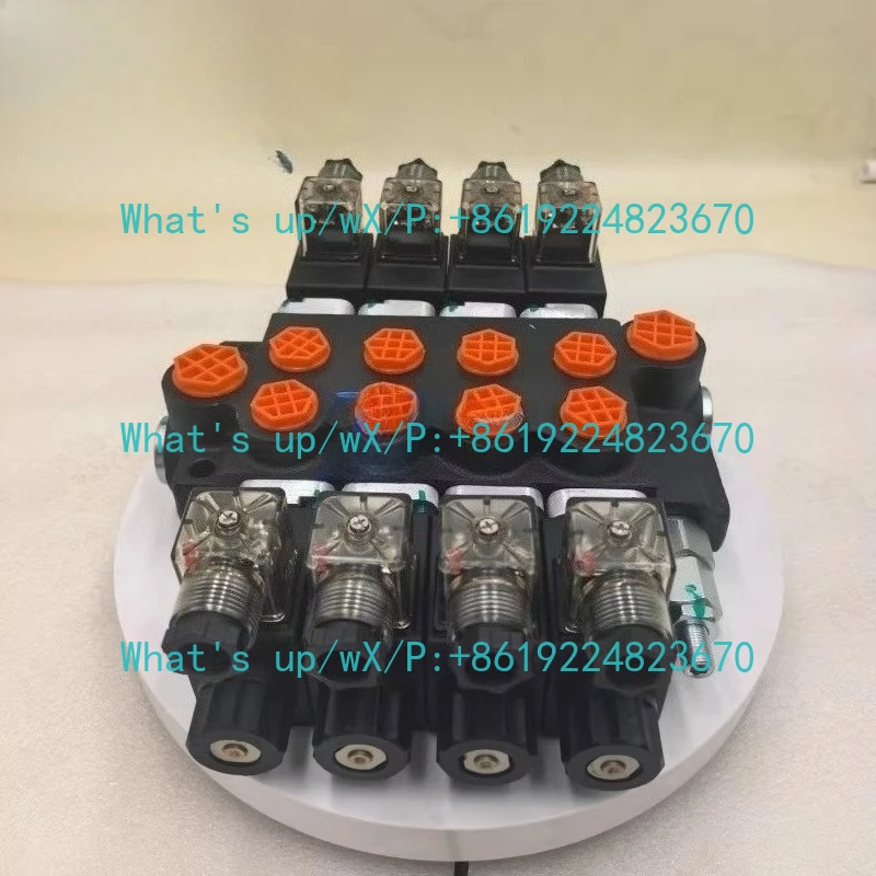 P40 solenoid control 40 liters quadruple hydraulic integral multi-way directional valve hydraulic valve distributor Z50 series