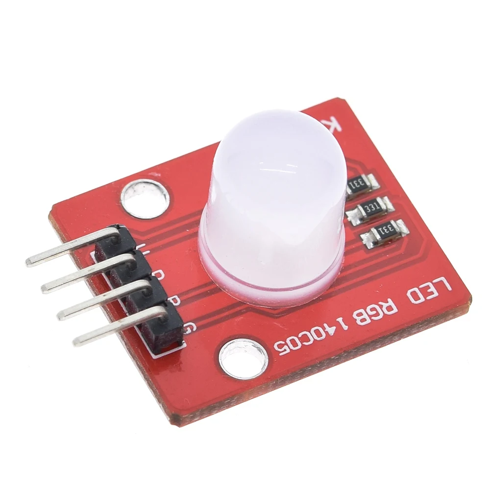 TZT 10mm Full Color RGB LED Module140C5 Electronic Building Blocks for Arduinos DIY Starter Kit