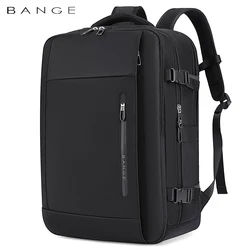 BANGE Large Men Backpacks for 15.6 Laptop USB Charge Travel Backpack Waterproof Wet Dry Pocket School Bags with Mesh Side Pocket