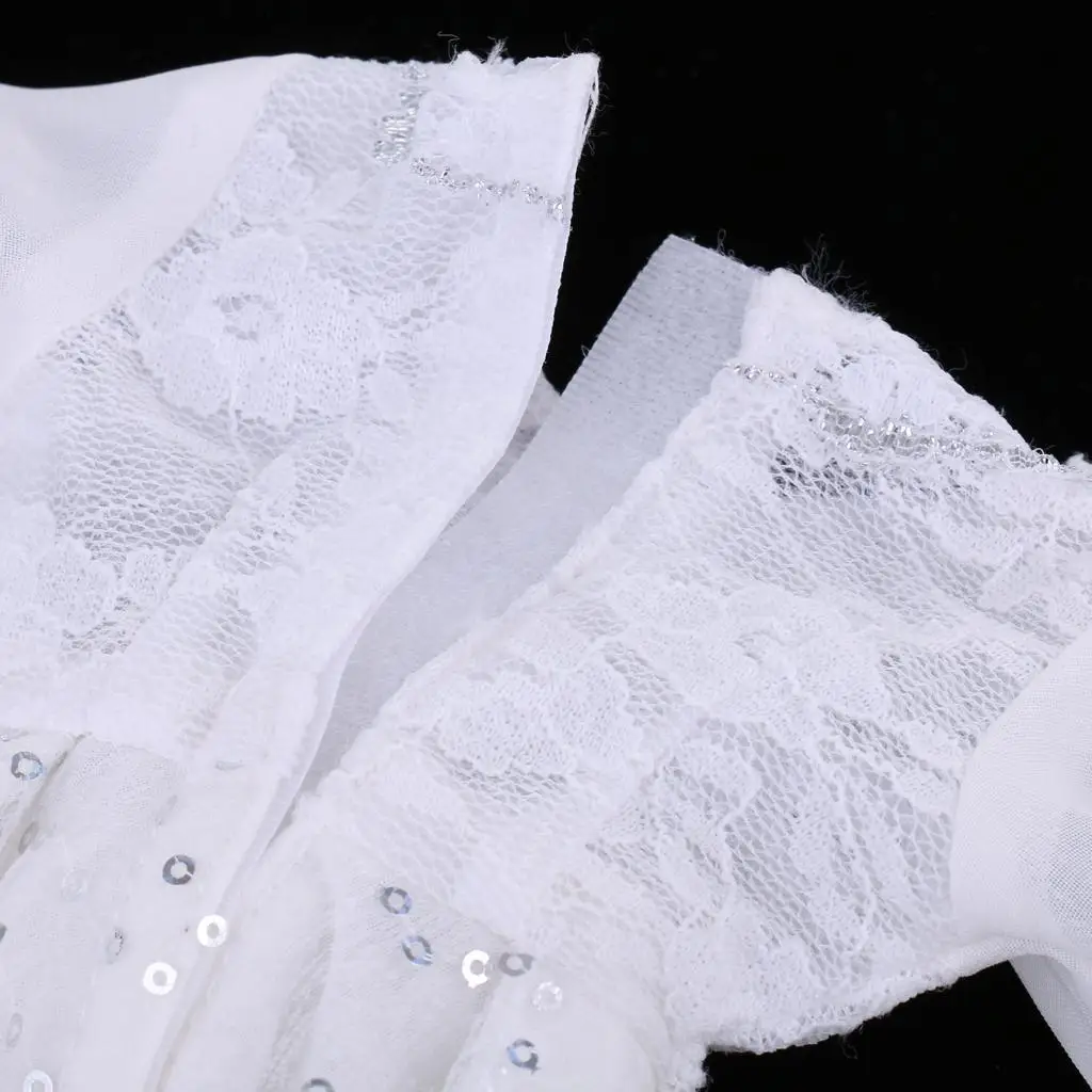 Abbigliamento per abito in tulle con paillettes bianco incantato /3 bambole SD BJD Night Lolita da 60 cm