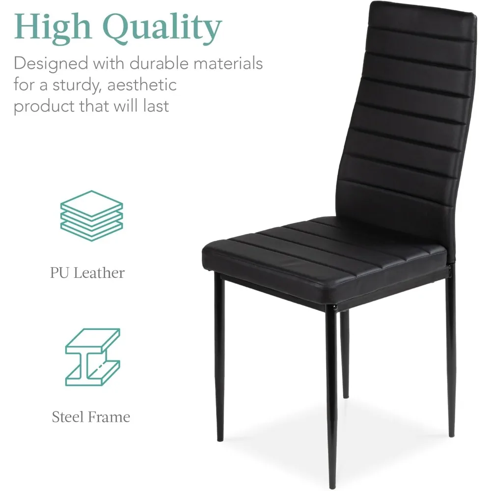 5点セット ガラスダイニングセット、モダンなキッチンテーブル家具、ダイニングルーム、ダイネット用、コンパクトで省スペース、ガラス付き