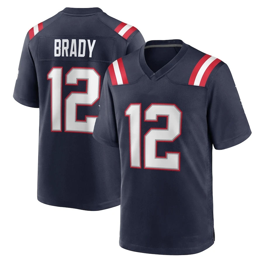 Custom Men Women Youth Tom Brady Drake Maye Stitched Rugby Jersey All US SIze S-3XL