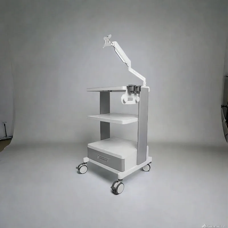 

Barber Shop Trolley Professional Aesthetic Stainless Steel Rolling Cart Drawers Storage Hair Cutting Styling Equipment Furniture