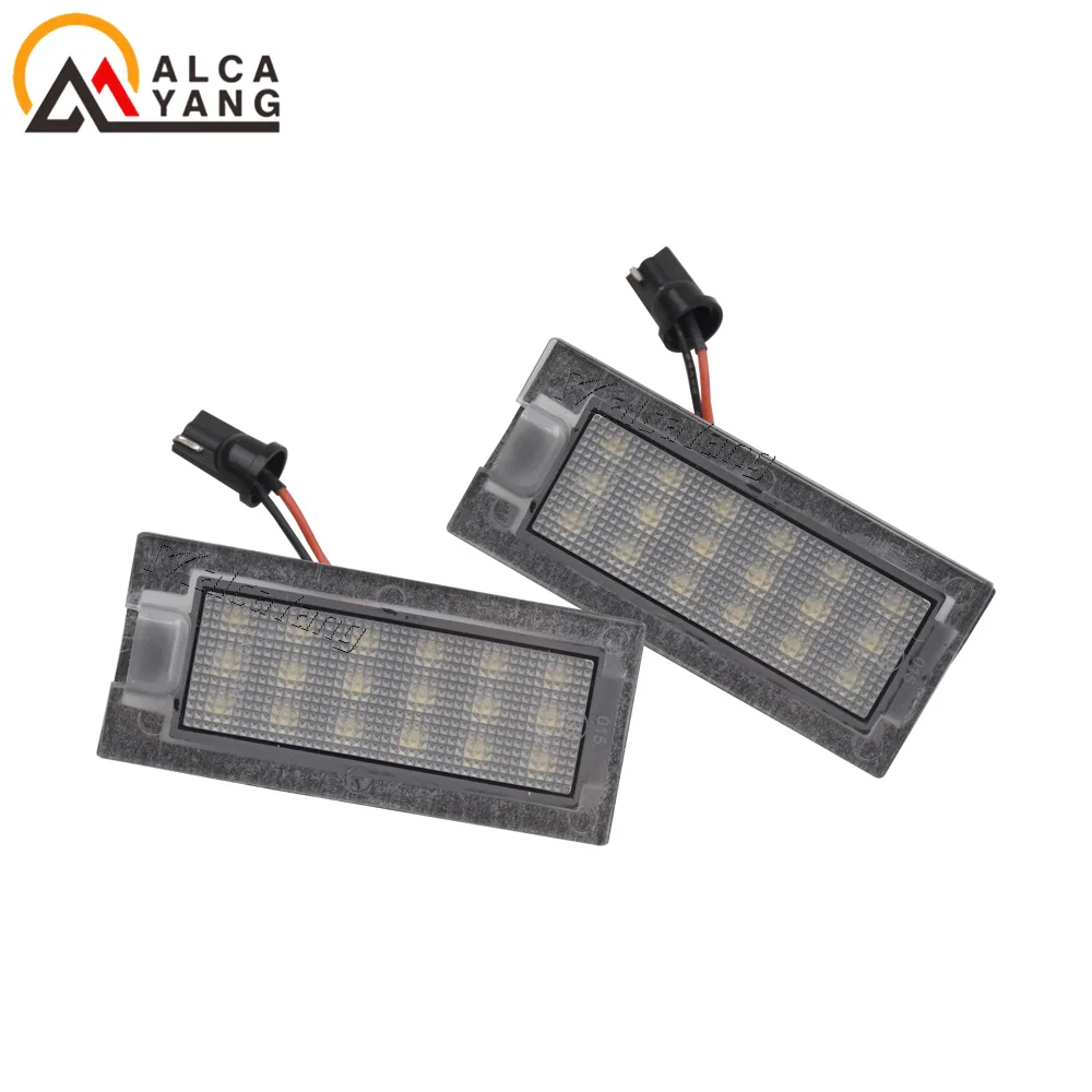 For Dodge Journey Fiat Freemont 2PCS LED Number License Plate Lights Replace OE Number 68188219AA