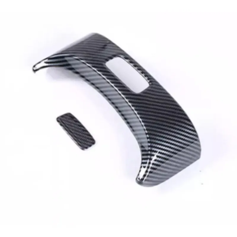 

Горячие наклейки для интерьера из углеродного волокна, стиль центральной консоли автомобиля, подлокотник, кнопка переключения, накладка, наклейки, подходят для Mercedes Benz