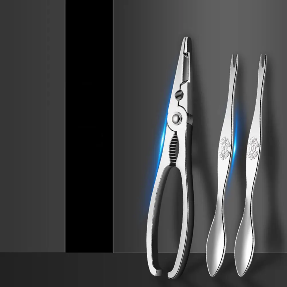 

Crab Scissor Pliers Lobster Crackers Forks Demolition and Eating Tools Seafood