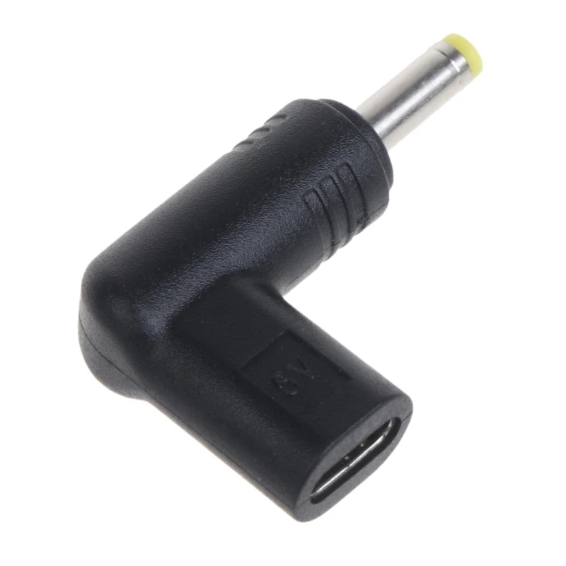E9LB Tipo-C Fêmea para 4.0x1.7mm 5V Macho Adaptador Conversor para Energia do Computador