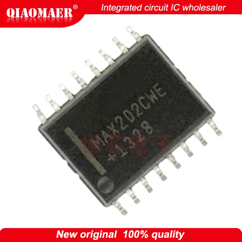 5PCS/LOT MAX202CWE MAX202 SOP-16 MAX232CWE MAX232 MAX232ECWE Wide Diameter7.2MM