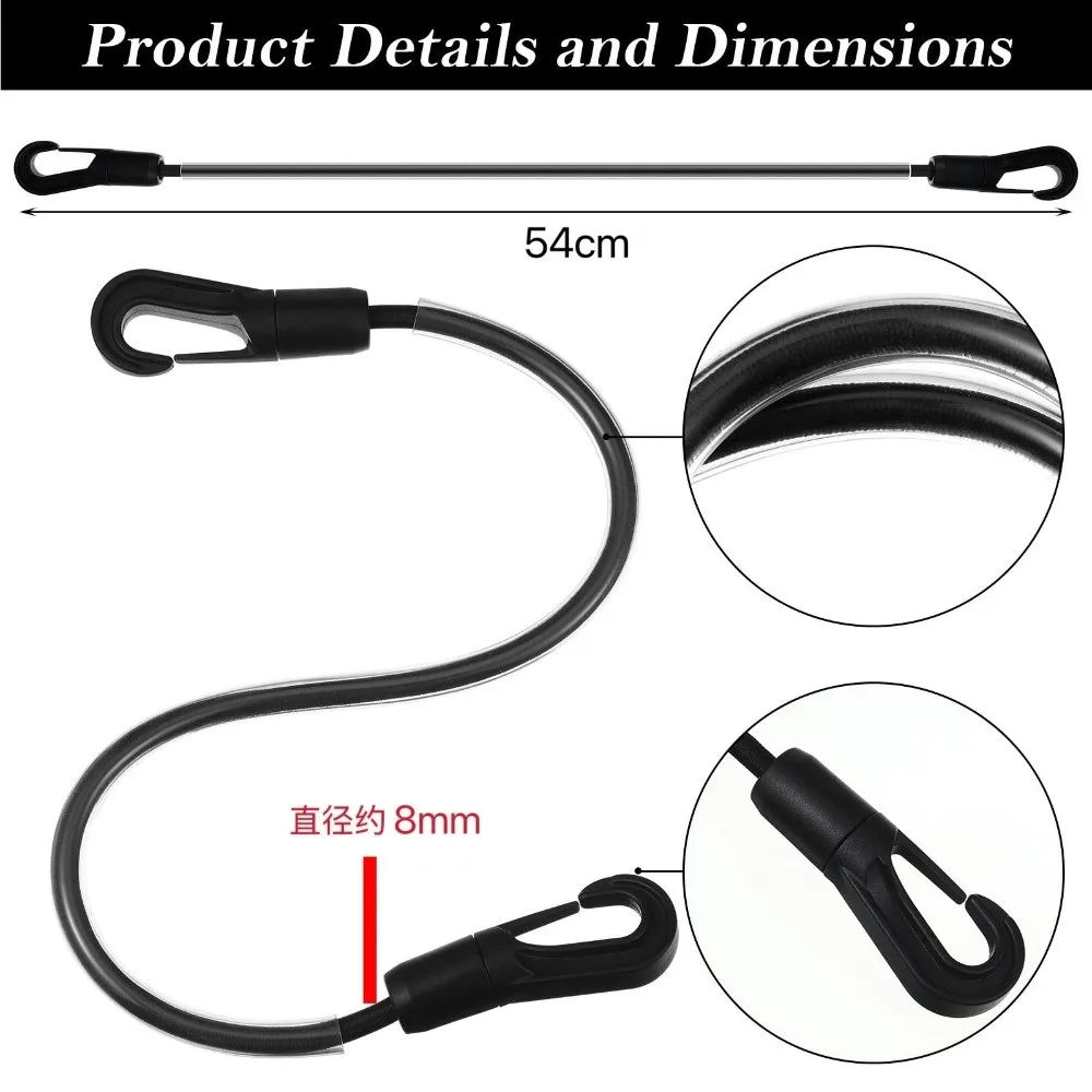 Sangles extensibles pour couverture de cheval, Clips à Double extrémité, sangles élastiques pour jambes, utilisation équine, sangle arrière réglable