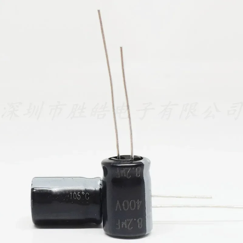 

(20PCS-100PCS) 400V8.2UF Aluminum Electrolytic Capacitors Volume：8X14MM High Quality