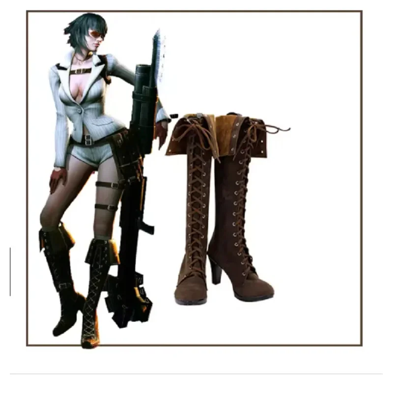 كراي DMC 4 سيدة ماري تأثيري حلي الأحذية اليدوية فو الجلود أحذية عالية الكعب #5