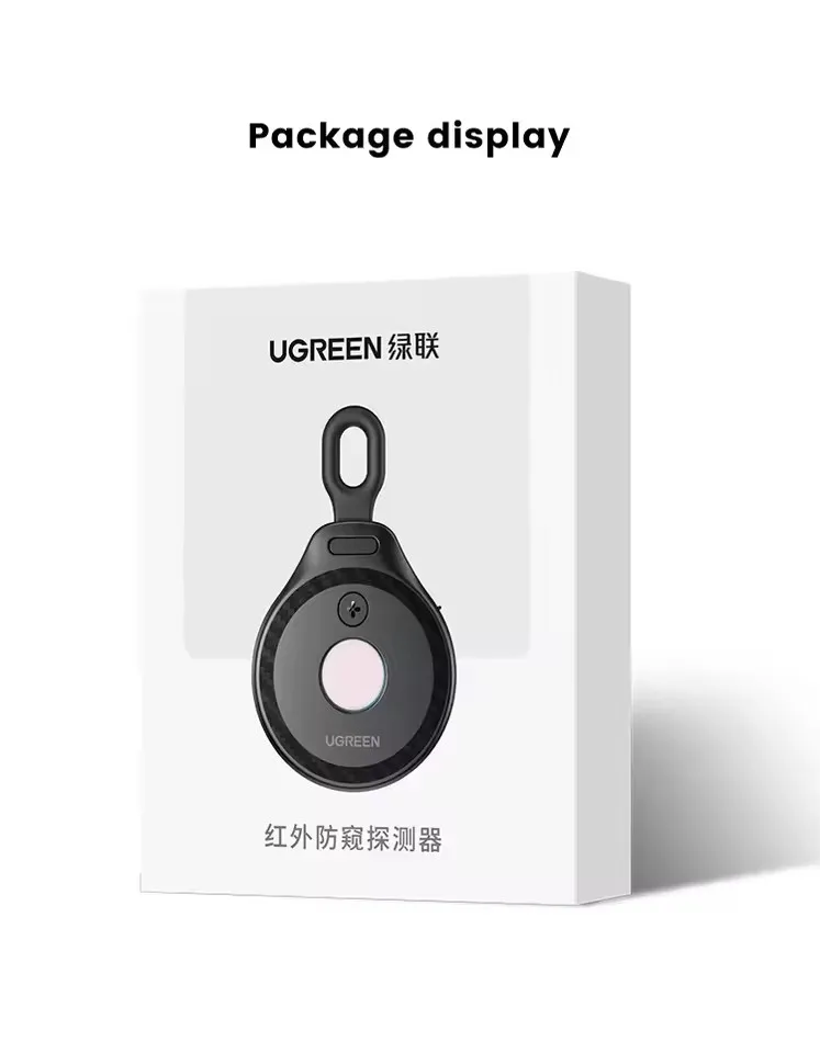 UGREEN LP793 Mini Camera Detector Camera Durable and Long Lasting Portable Pinhole Hidden Lens Detect Gadget
