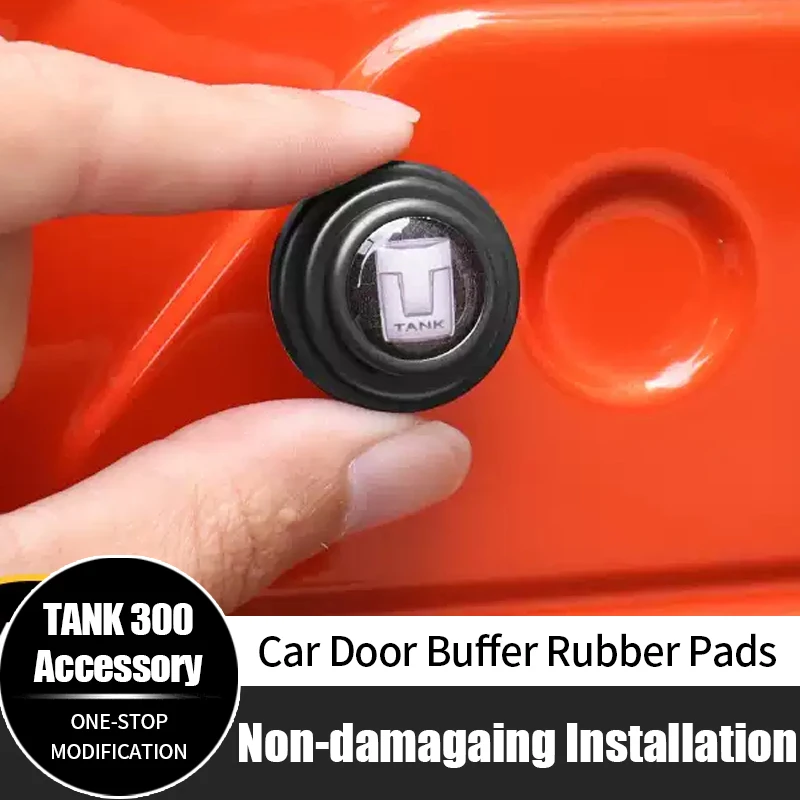 

10Pcs For GWM Tank 300/400/500 Door Buffer Pads Protective Silicone Tailgate Shock Absorber Pads Car Parts Accessories