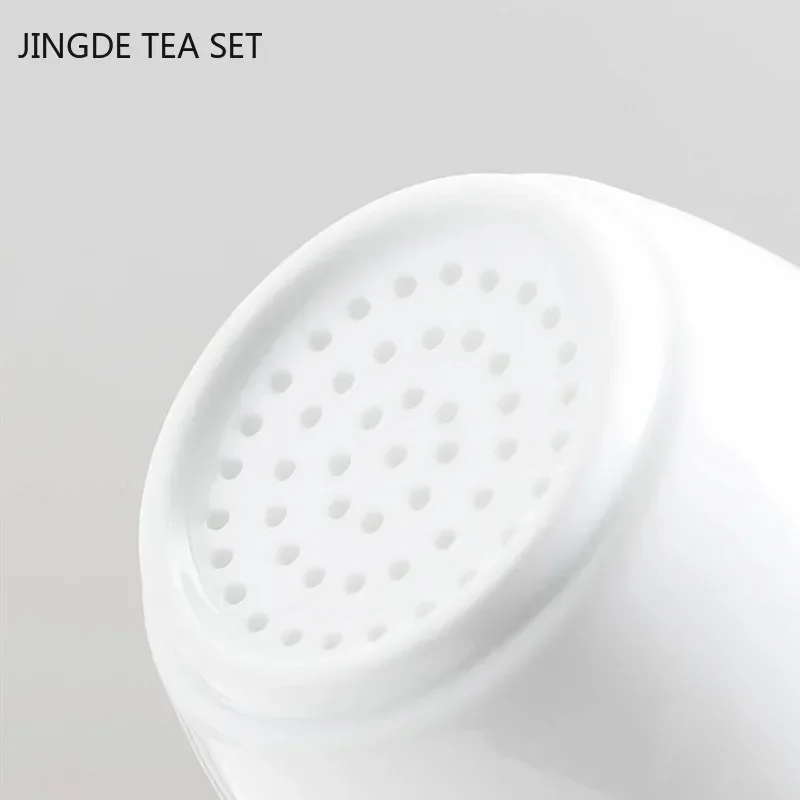 Chinese Ceramic Filter Tea Maker Personal Special Tea Water Separation Cup High-end Office with Handle Tea Cup Household Tea Set